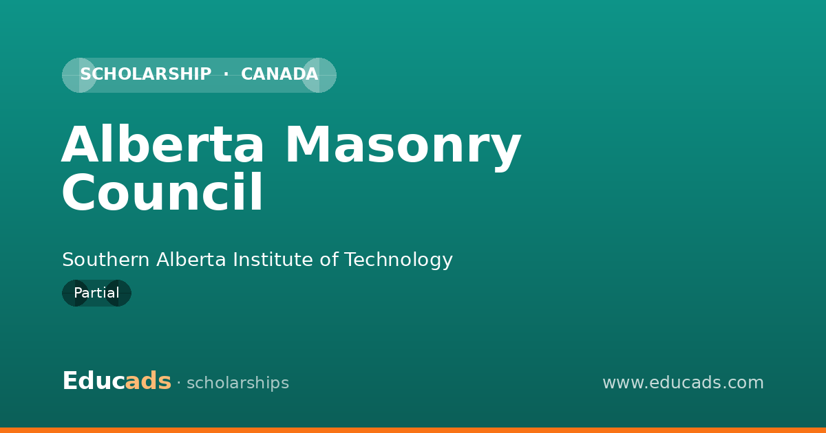 Alberta Masonry Council scholarship