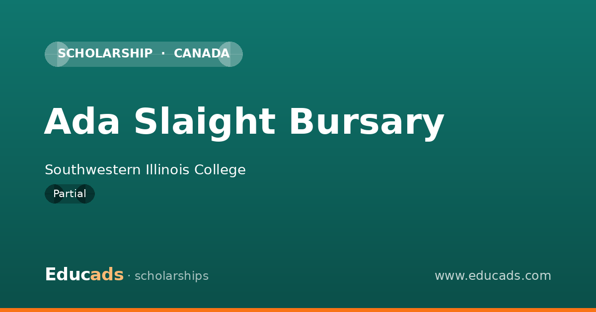 Ada Slaight Bursary scholarship