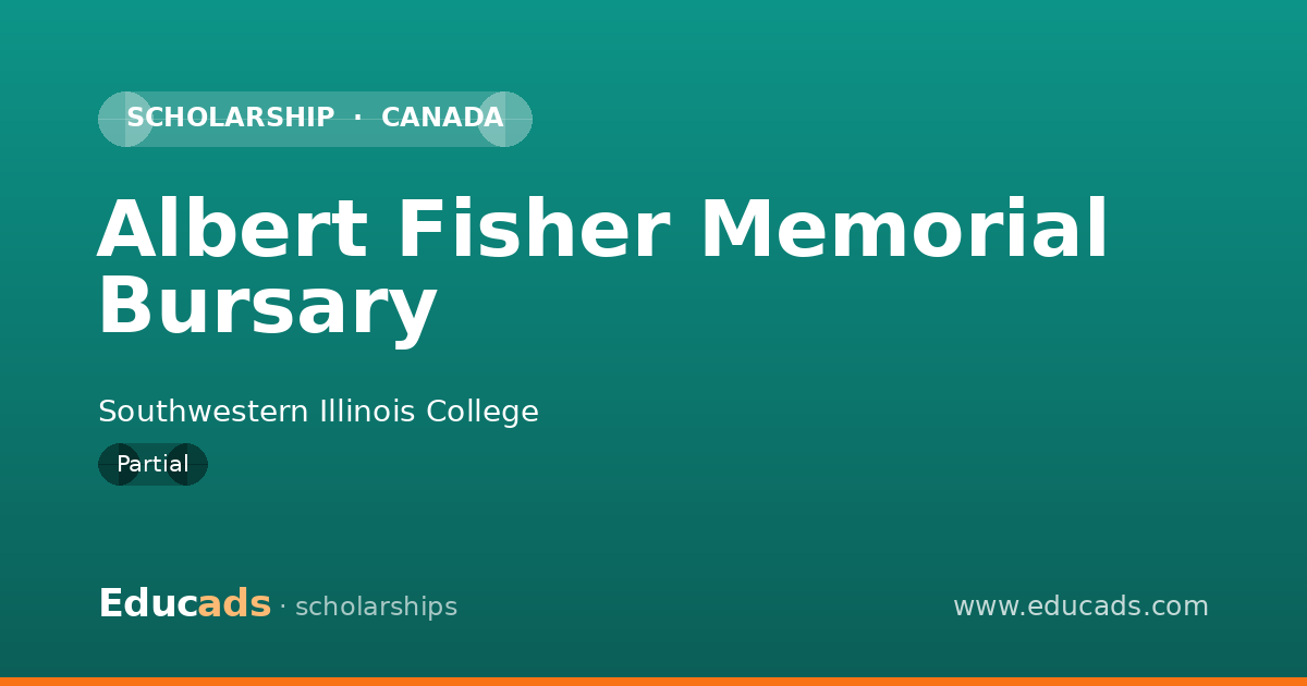 Albert Fisher Memorial Bursary scholarship