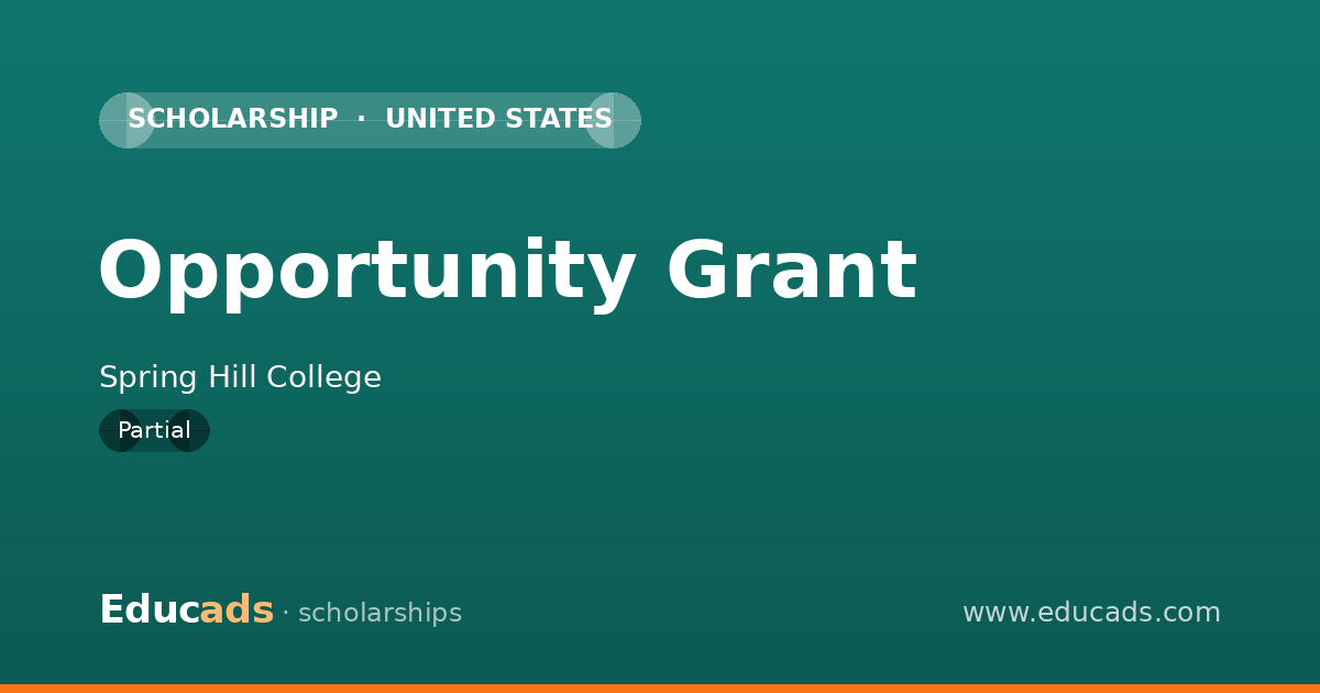 Opportunity Grant scholarship