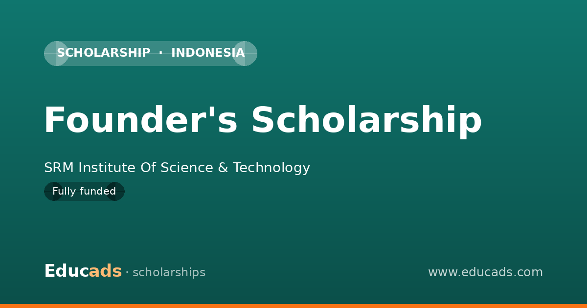 Founder's Scholarship scholarship