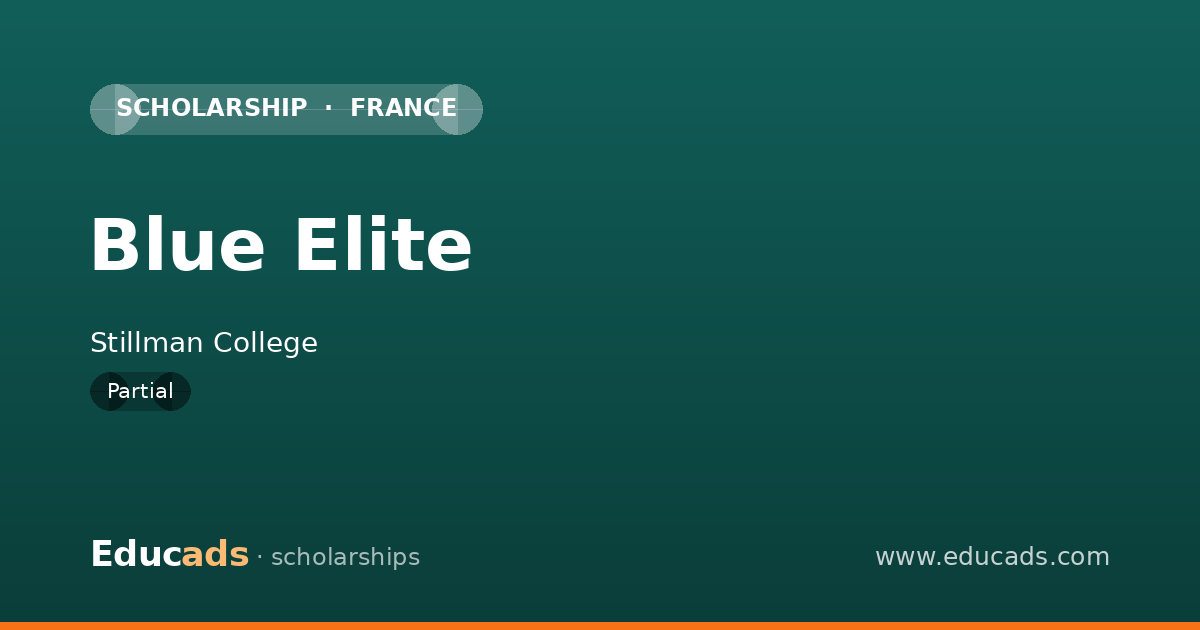 Blue Elite scholarship