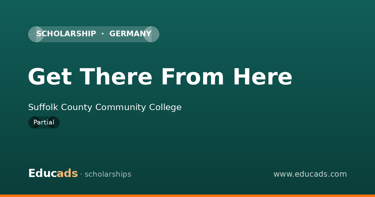 Get There From Here scholarship