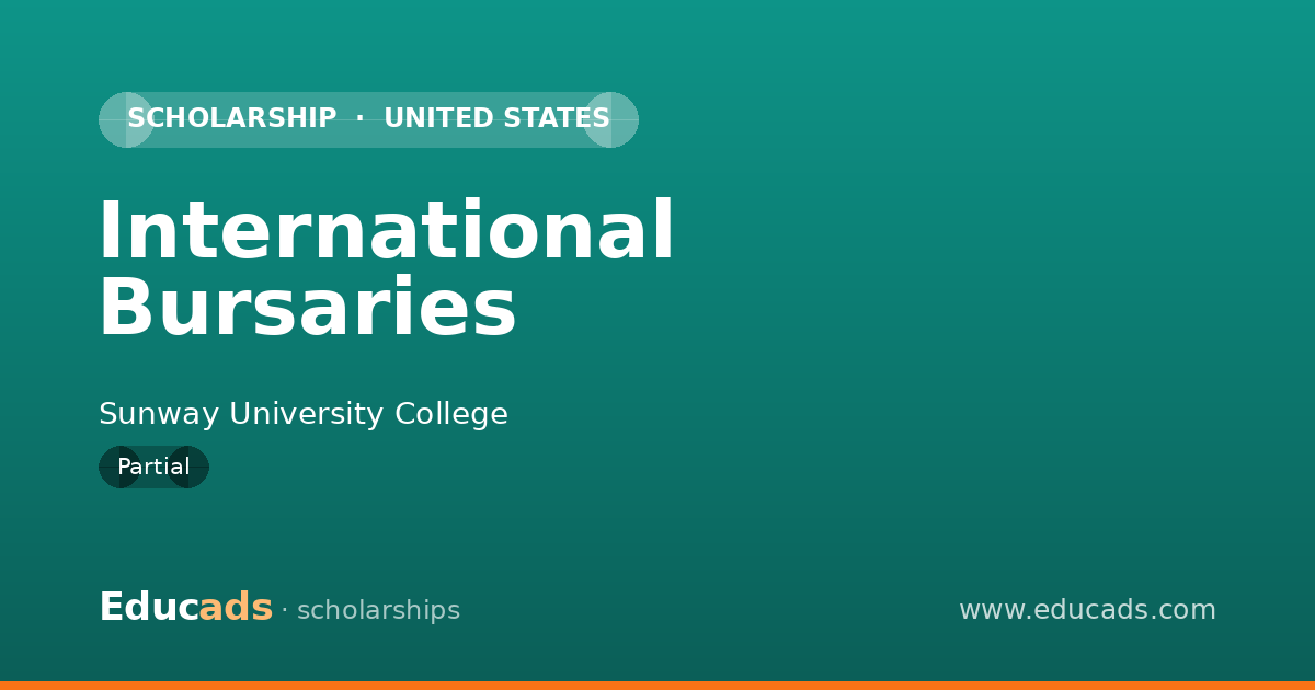 International Bursaries scholarship