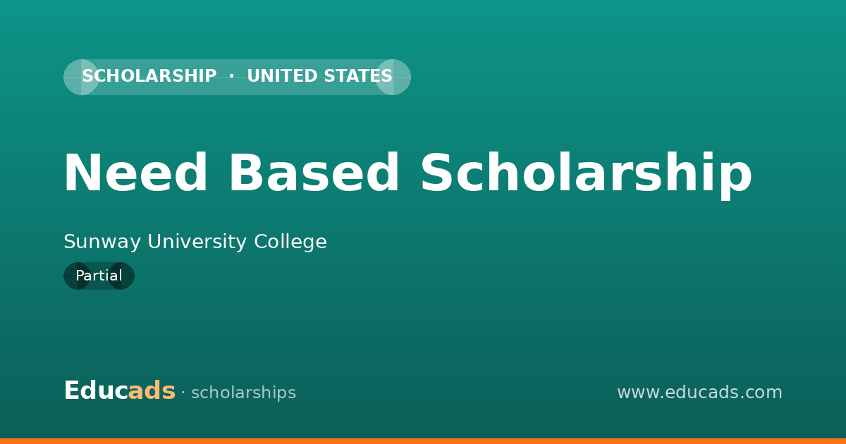 Need Based Scholarship scholarship
