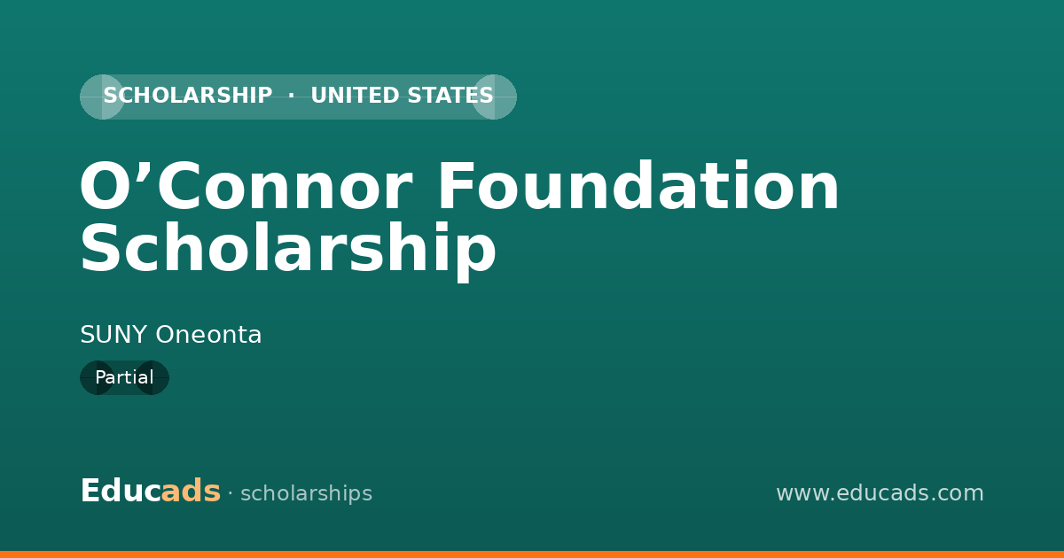 O’Connor Foundation Scholarship scholarship