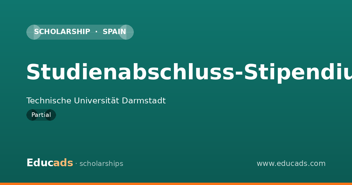 Studienabschluss-Stipendium scholarship