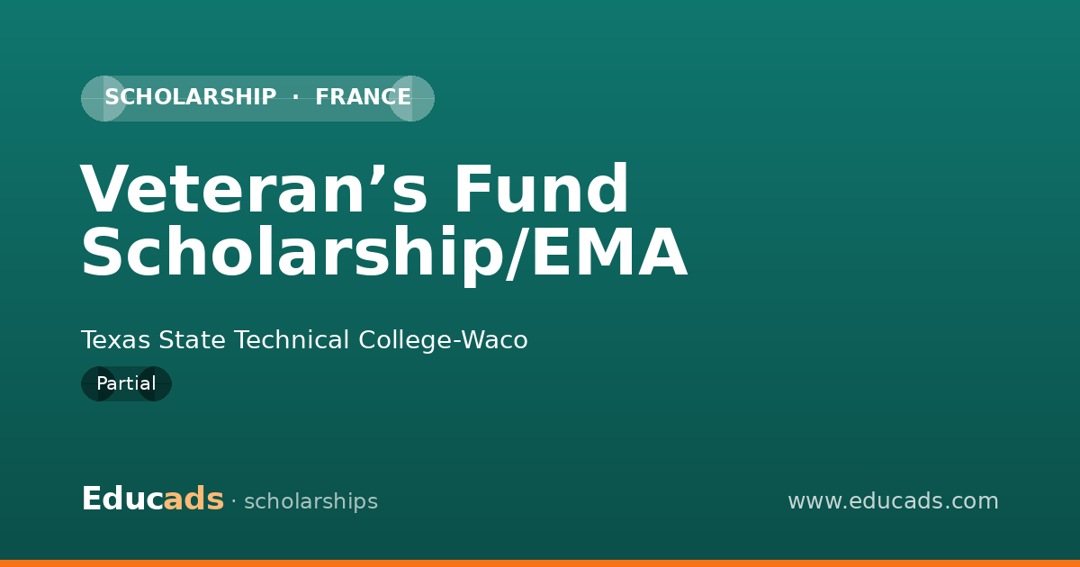 Veteran’s Fund Scholarship/EMA scholarship