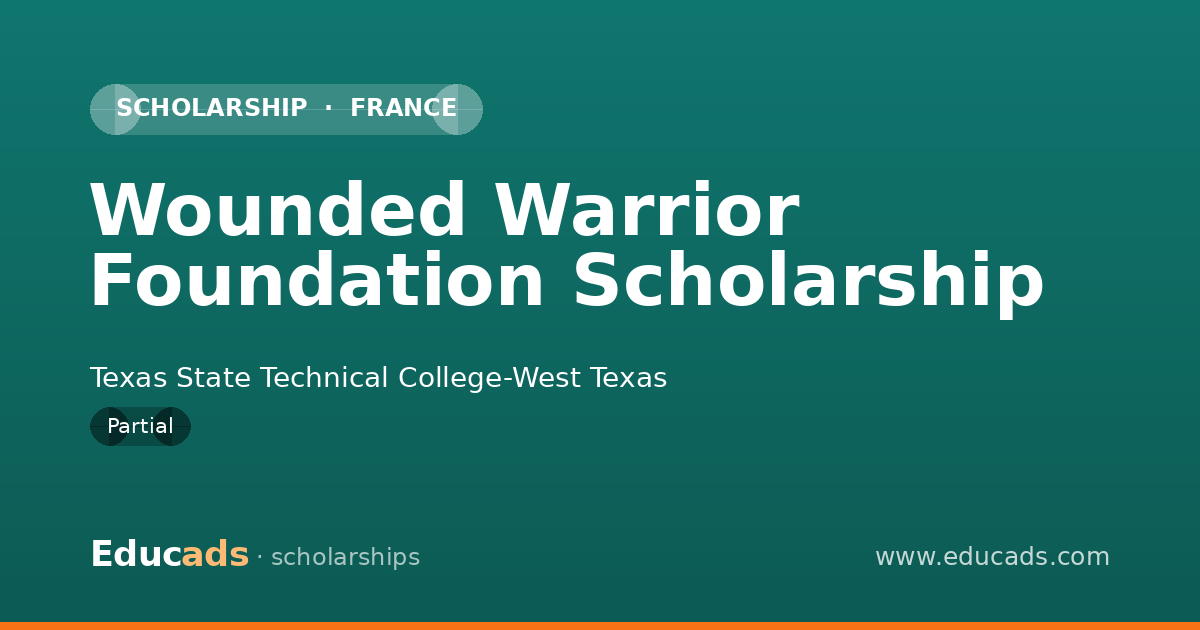 Wounded Warrior Foundation Scholarship scholarship