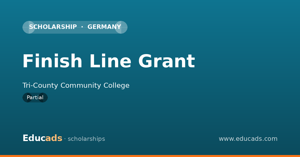 Finish Line Grant scholarship