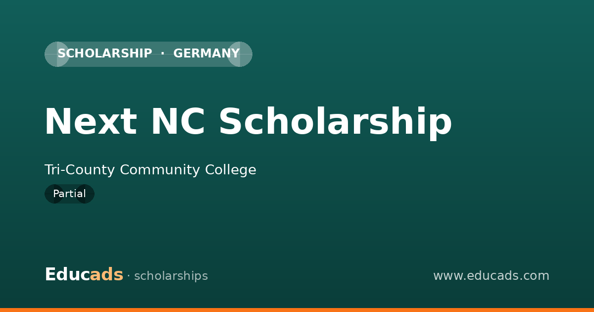 Next NC Scholarship scholarship