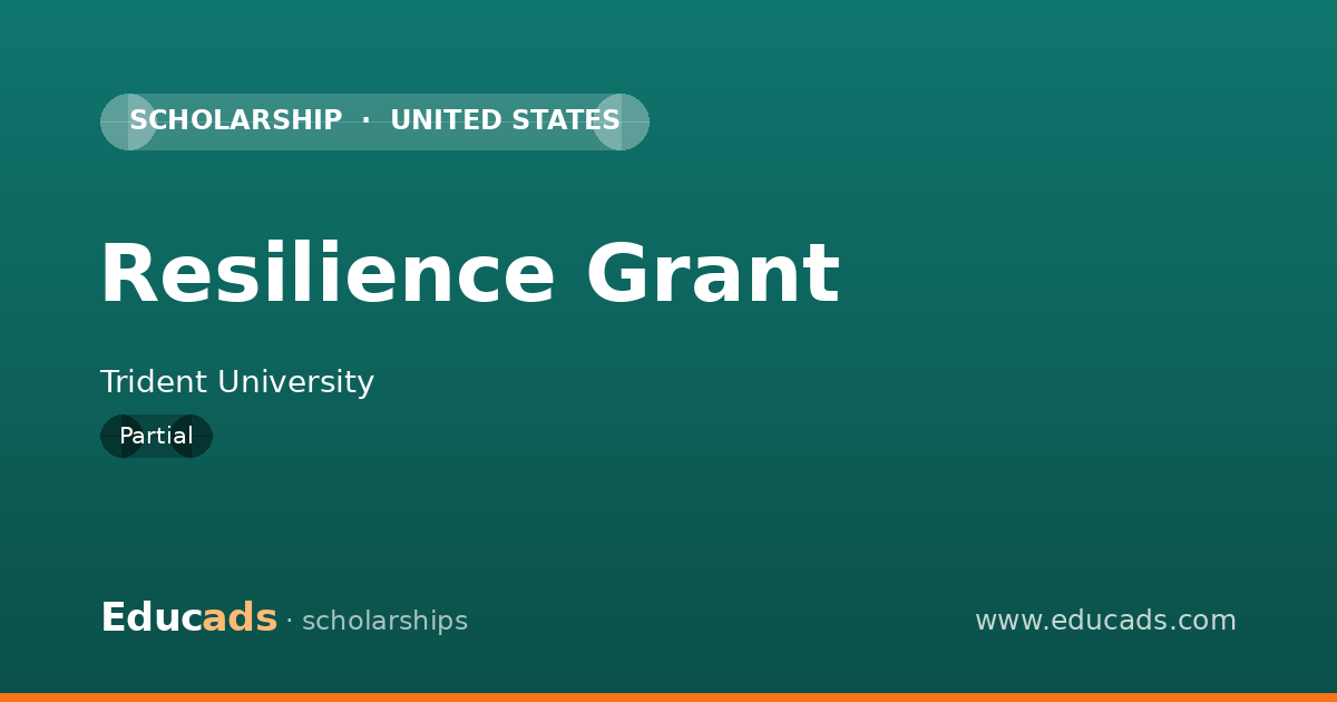 Resilience Grant scholarship
