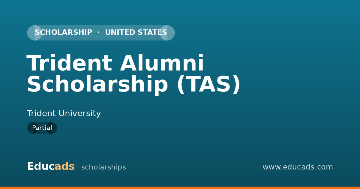 Trident Alumni Scholarship (TAS) scholarship