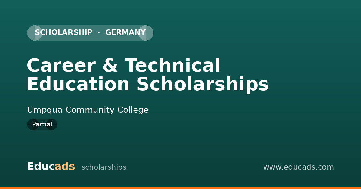 Career & Technical Education Scholarships scholarship