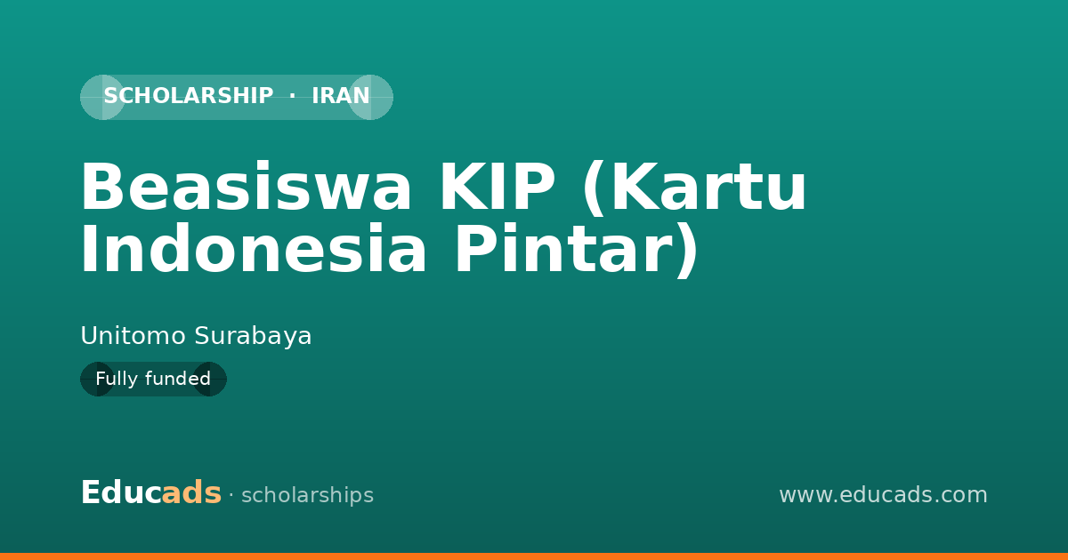 Beasiswa KIP (Kartu Indonesia Pintar) scholarship