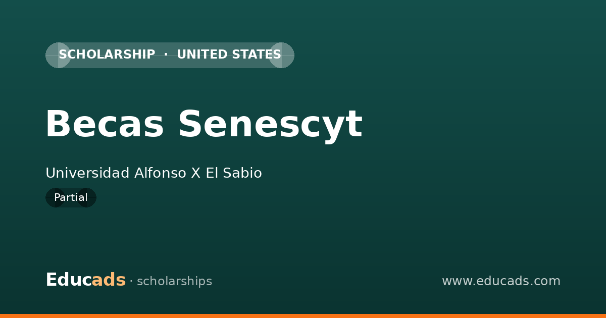 Becas Senescyt scholarship