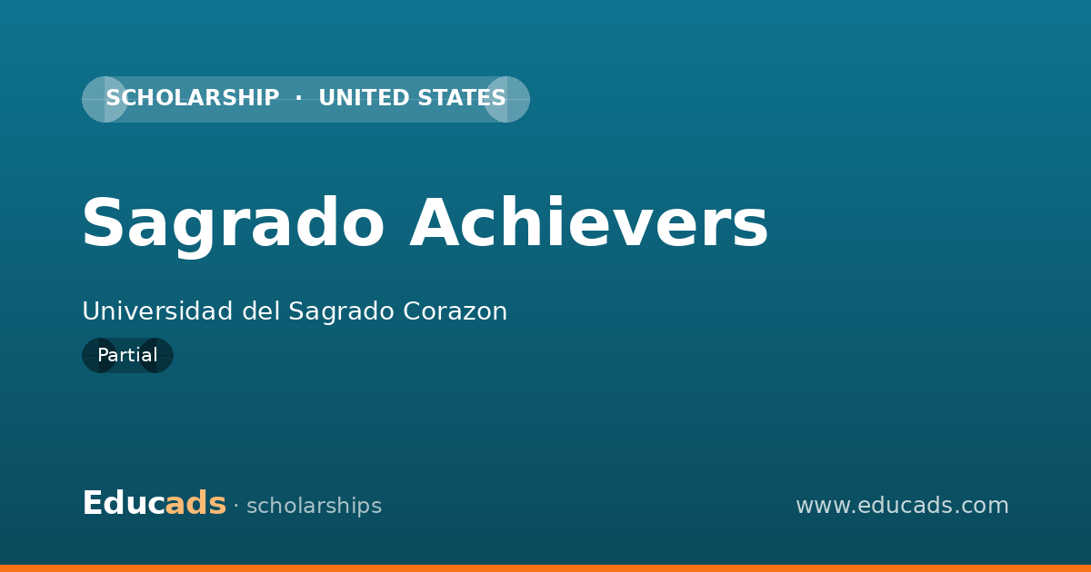 Sagrado Achievers scholarship
