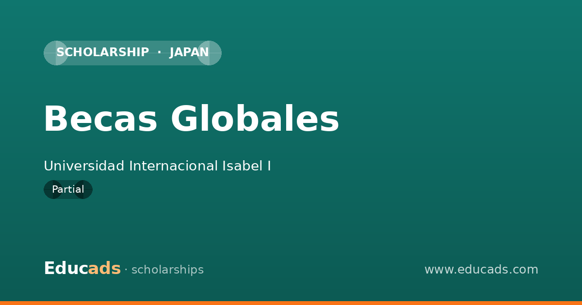 Becas Globales scholarship
