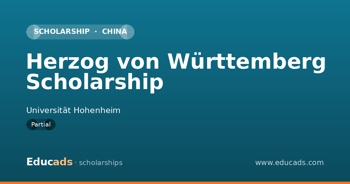 Herzog von Württemberg Scholarship scholarship