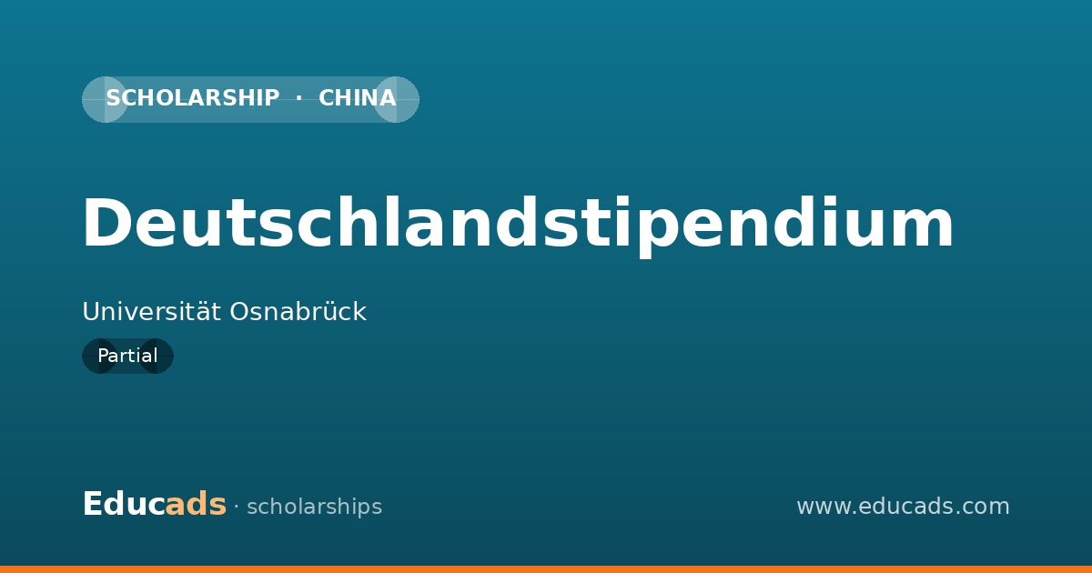 Deutschlandstipendium scholarship