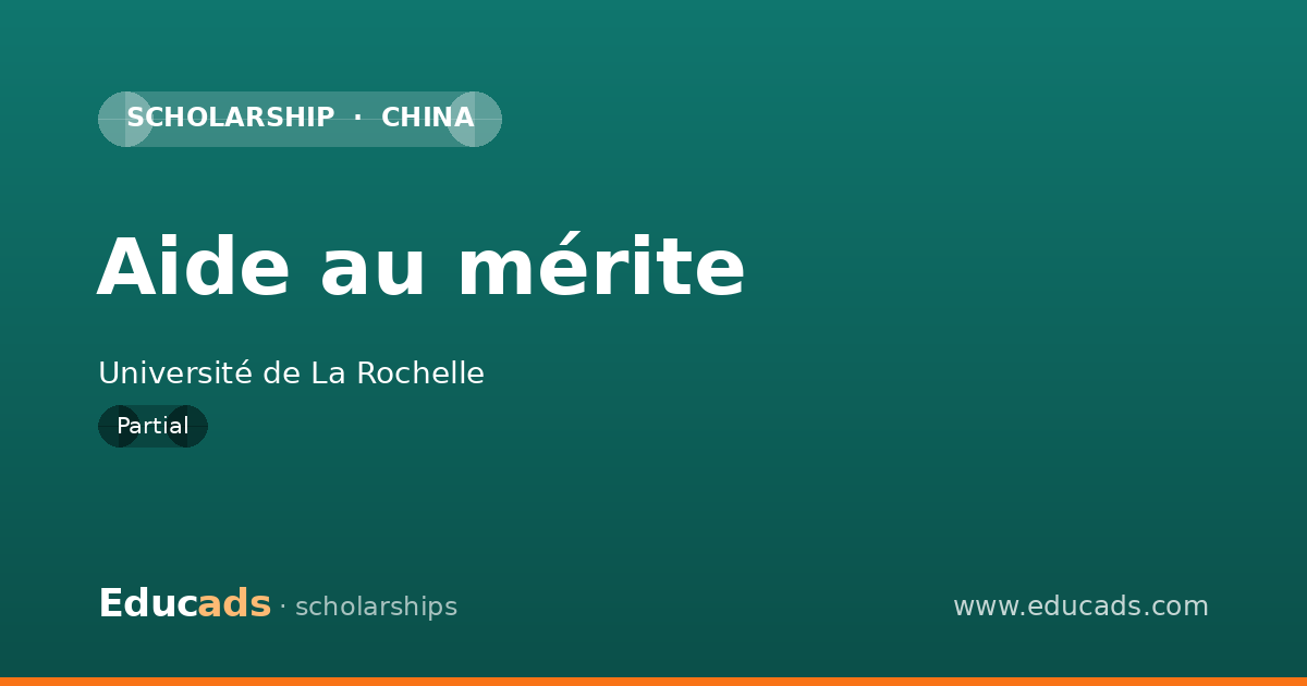 Aide au mérite scholarship