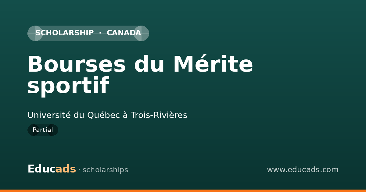Bourses du Mérite sportif scholarship