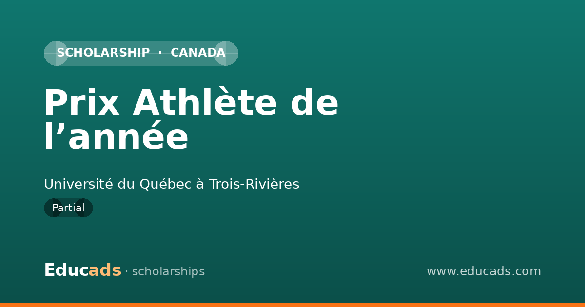 Prix Athlète de l’année scholarship