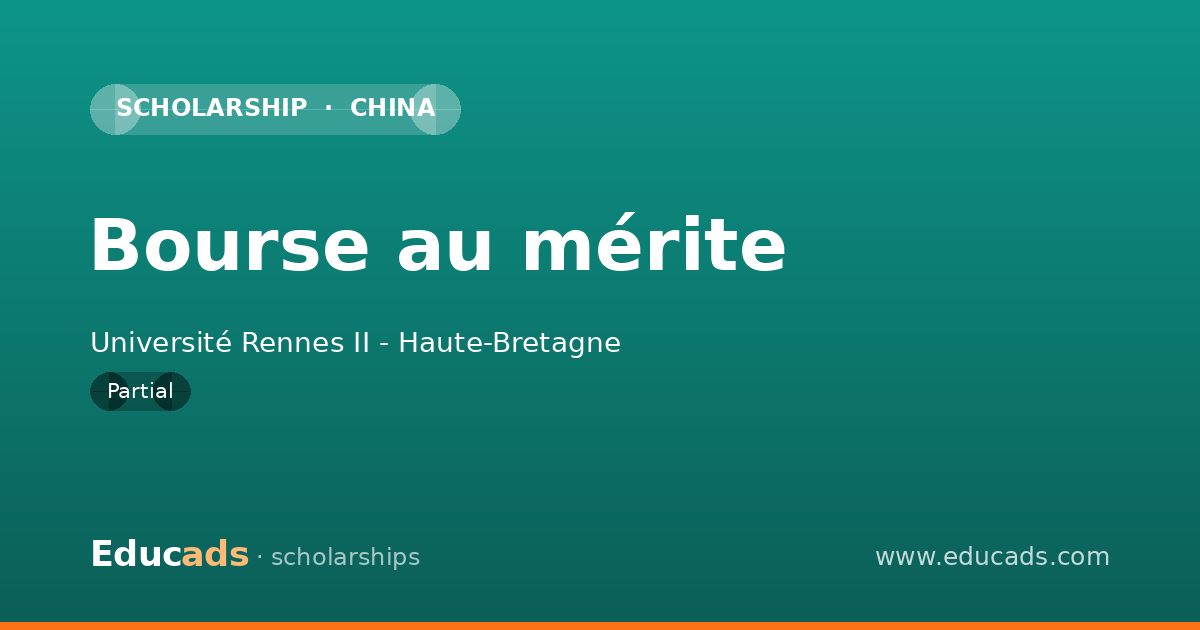 Bourse au mérite scholarship