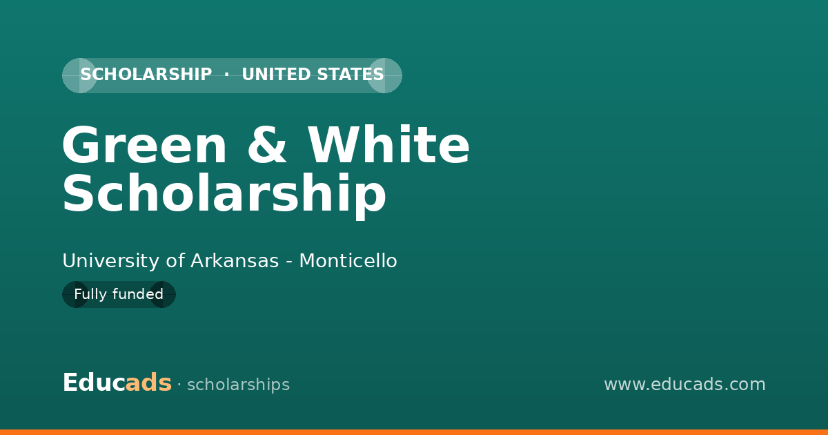 Green & White Scholarship scholarship