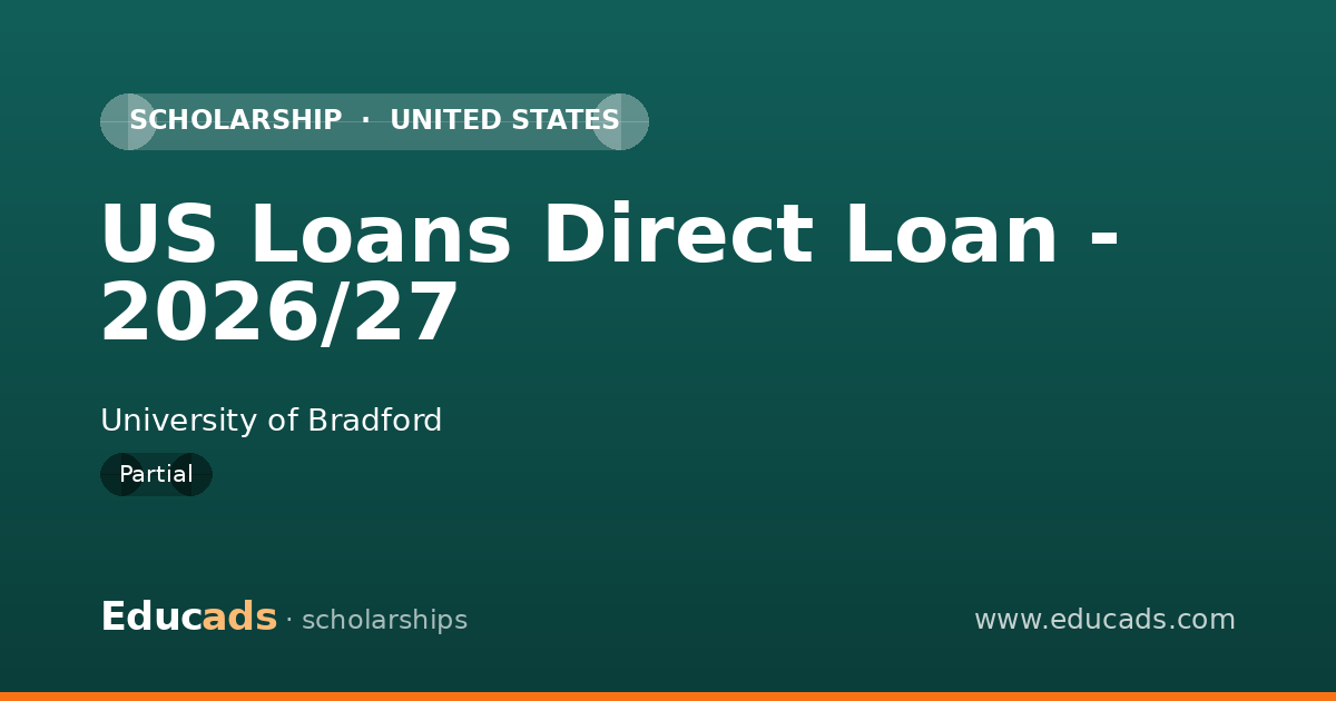 US Loans Direct Loan - 2026/27 scholarship