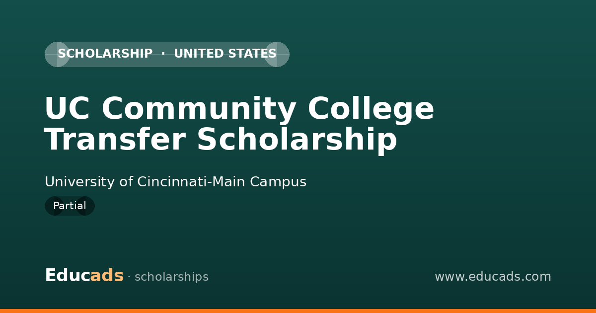 UC Community College Transfer Scholarship scholarship