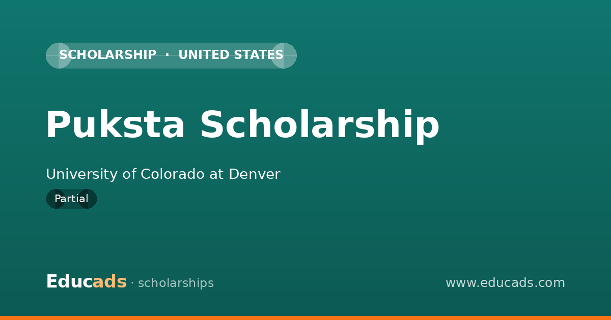 Puksta Scholarship scholarship