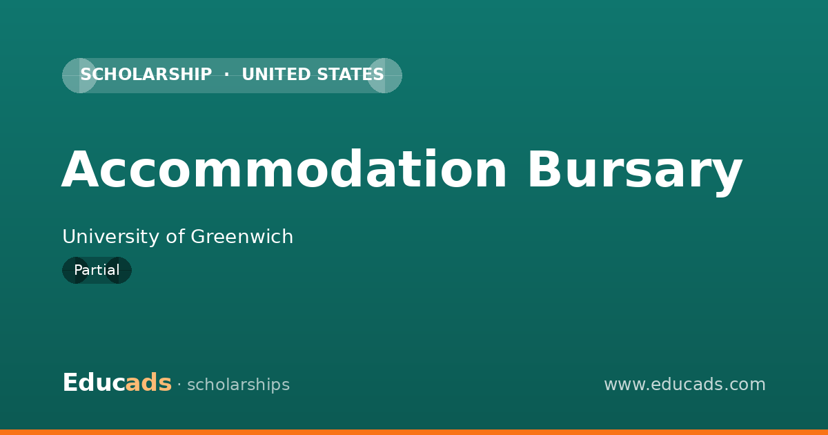 Accommodation Bursary scholarship