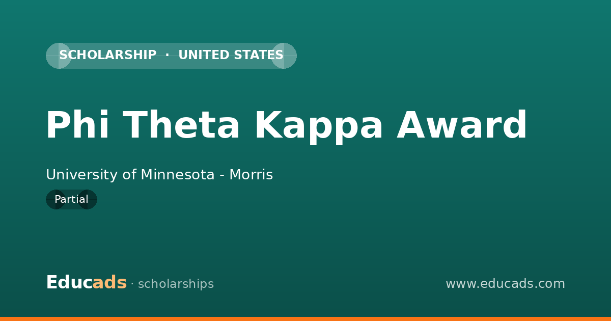 Phi Theta Kappa Award scholarship