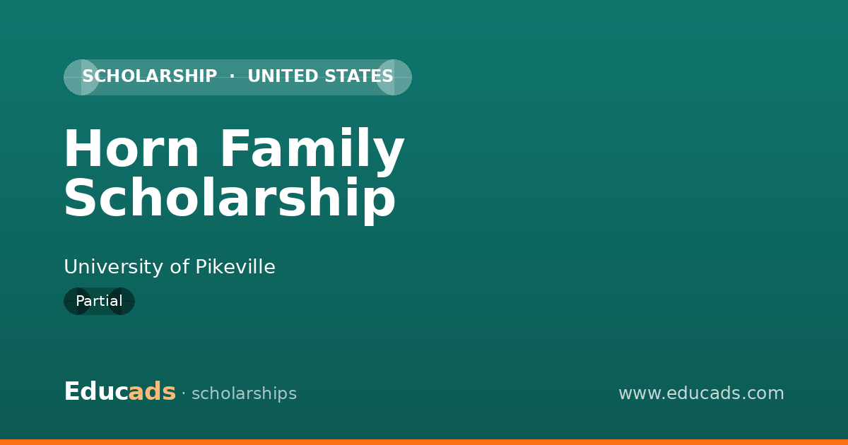 Horn Family Scholarship scholarship