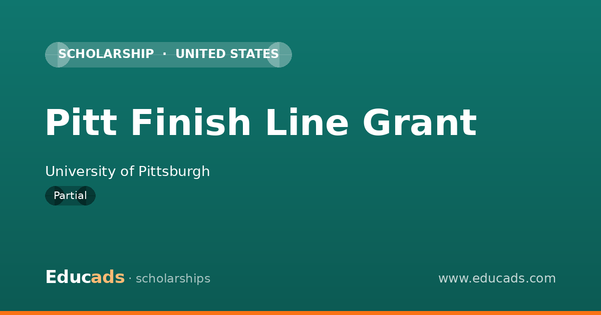Pitt Finish Line Grant scholarship