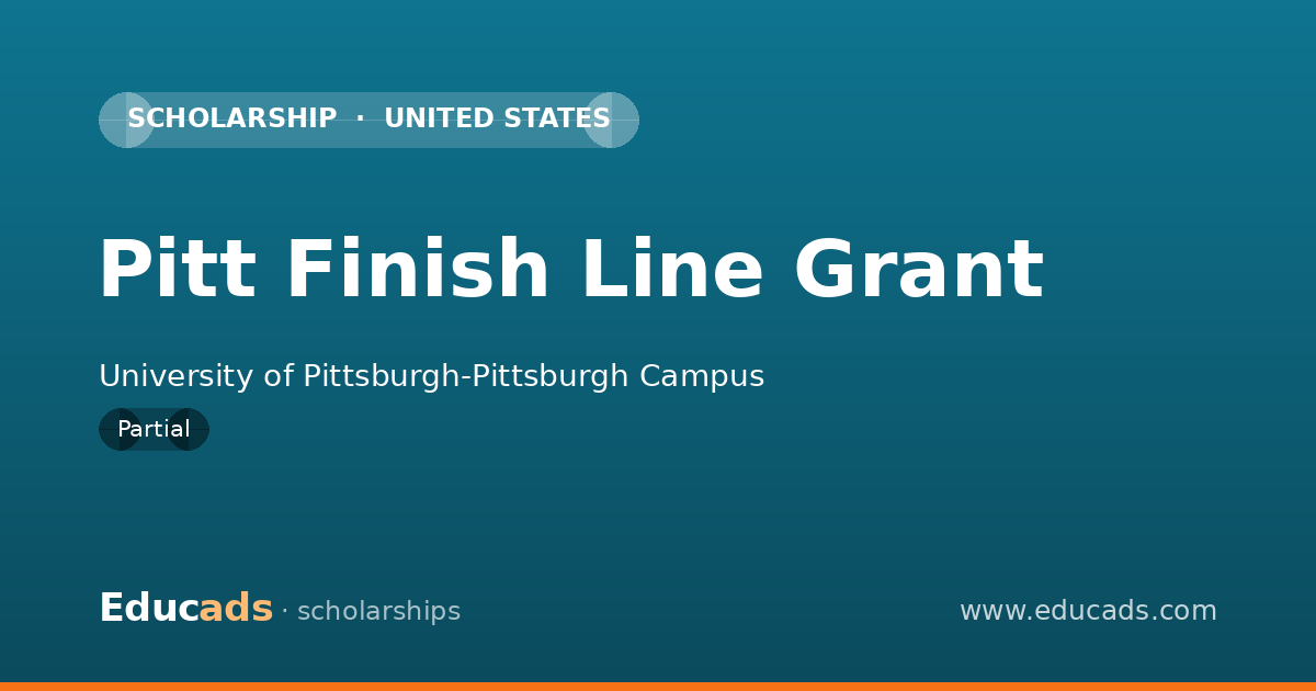 Pitt Finish Line Grant scholarship
