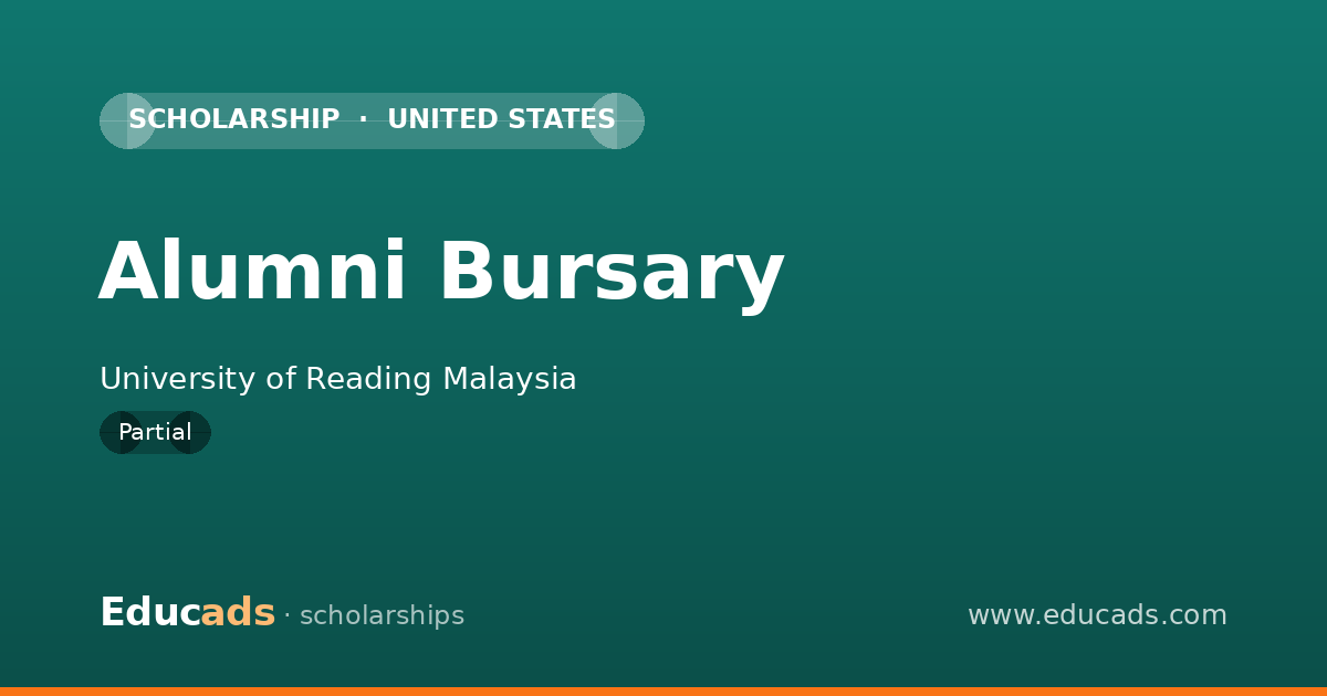 Alumni Bursary scholarship
