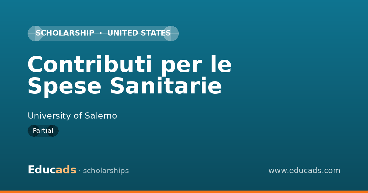 Contributi per le Spese Sanitarie scholarship