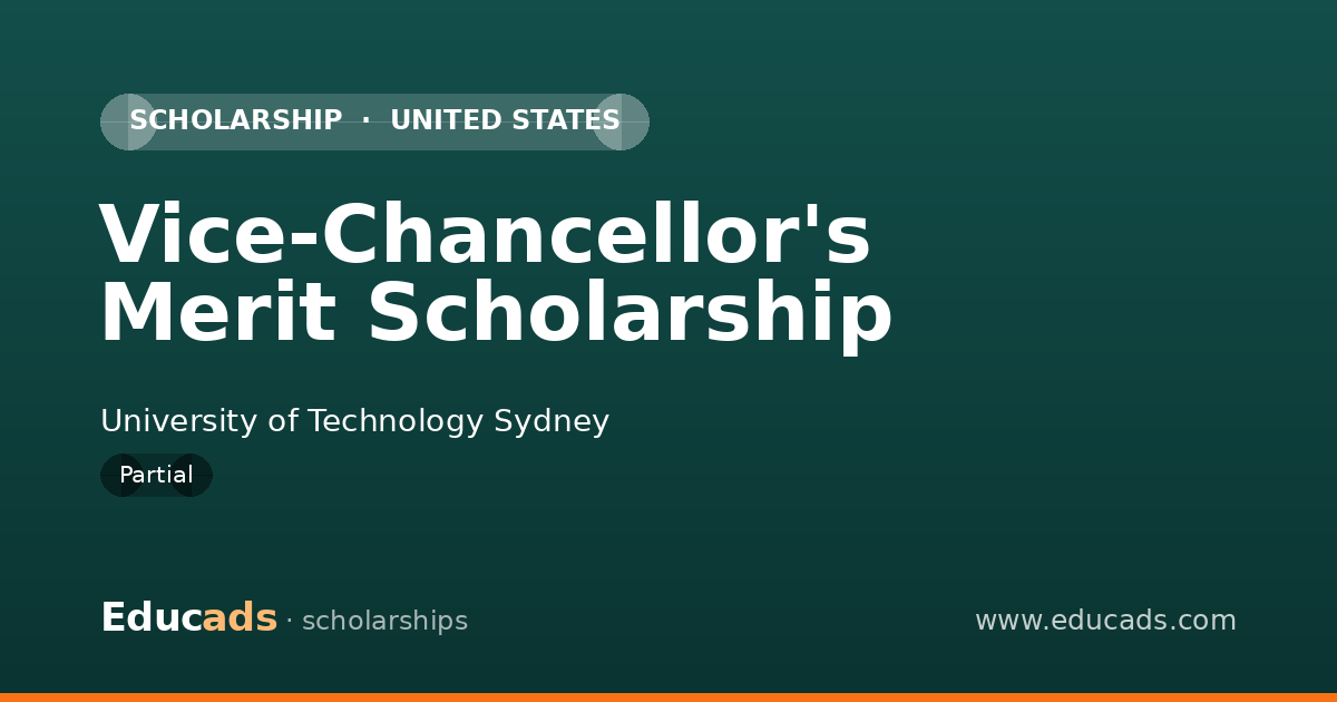 Vice-Chancellor's Merit Scholarship scholarship