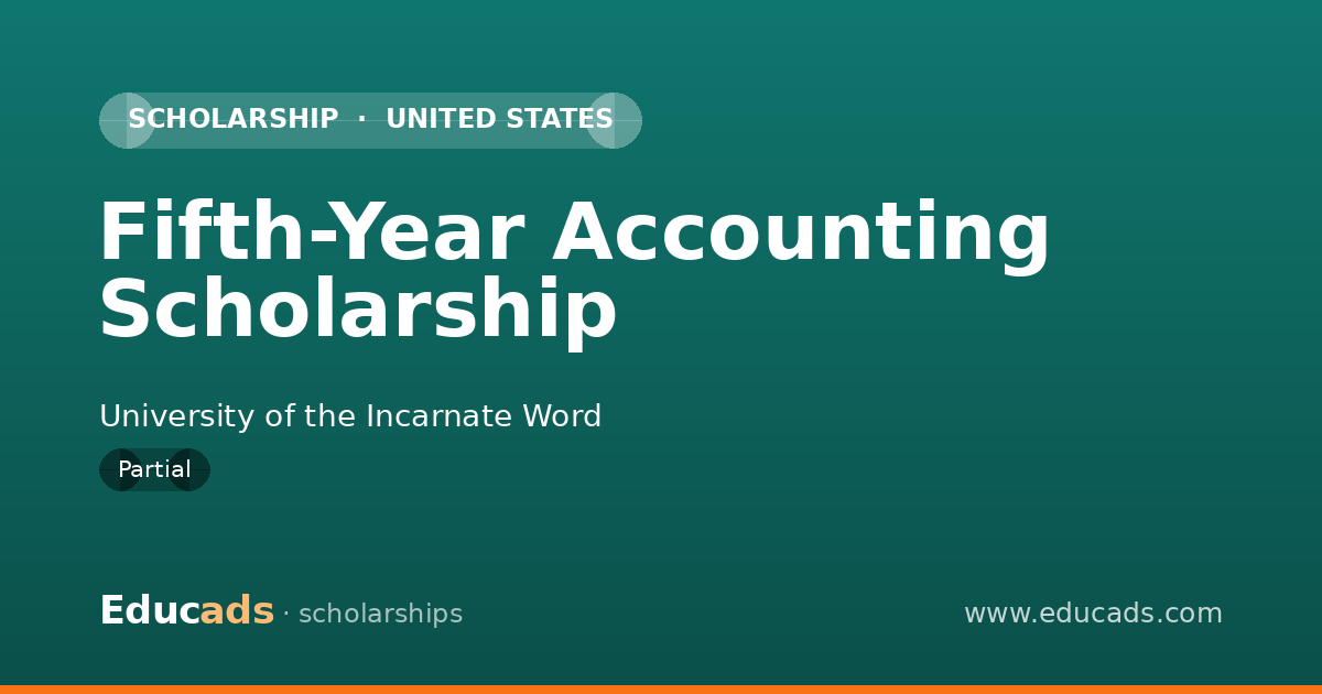Fifth-Year Accounting Scholarship scholarship
