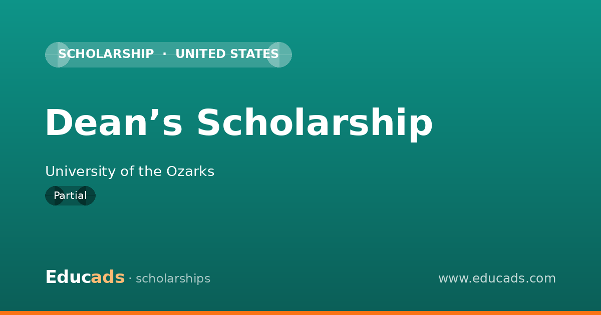 Dean’s Scholarship scholarship