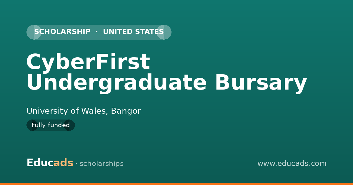CyberFirst Undergraduate Bursary scholarship