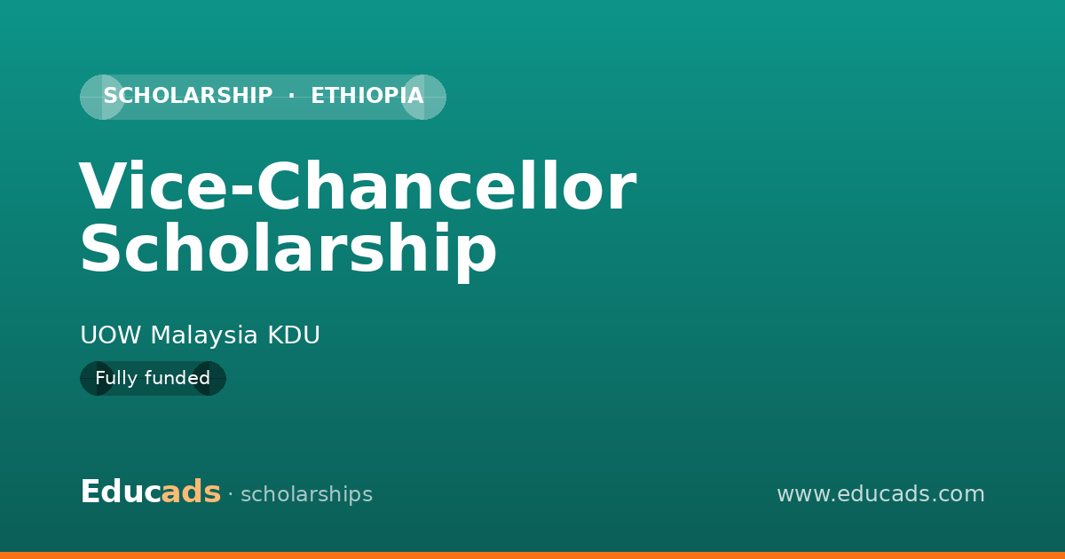 Vice-Chancellor Scholarship scholarship