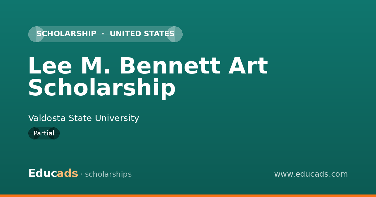 Lee M. Bennett Art Scholarship scholarship
