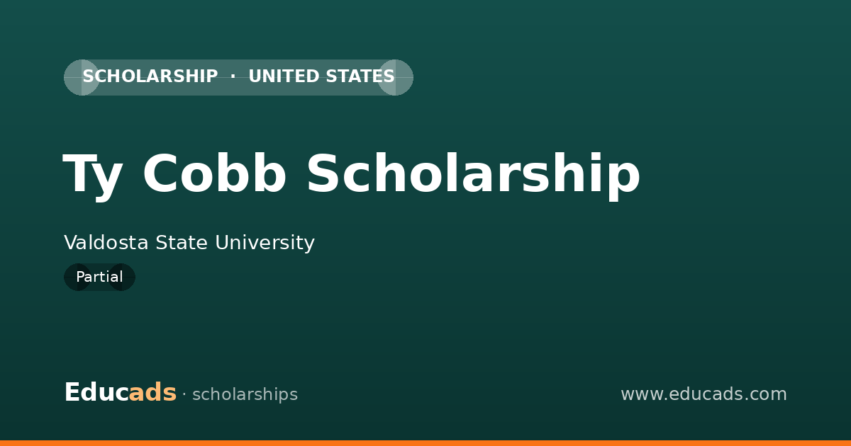Ty Cobb Scholarship scholarship