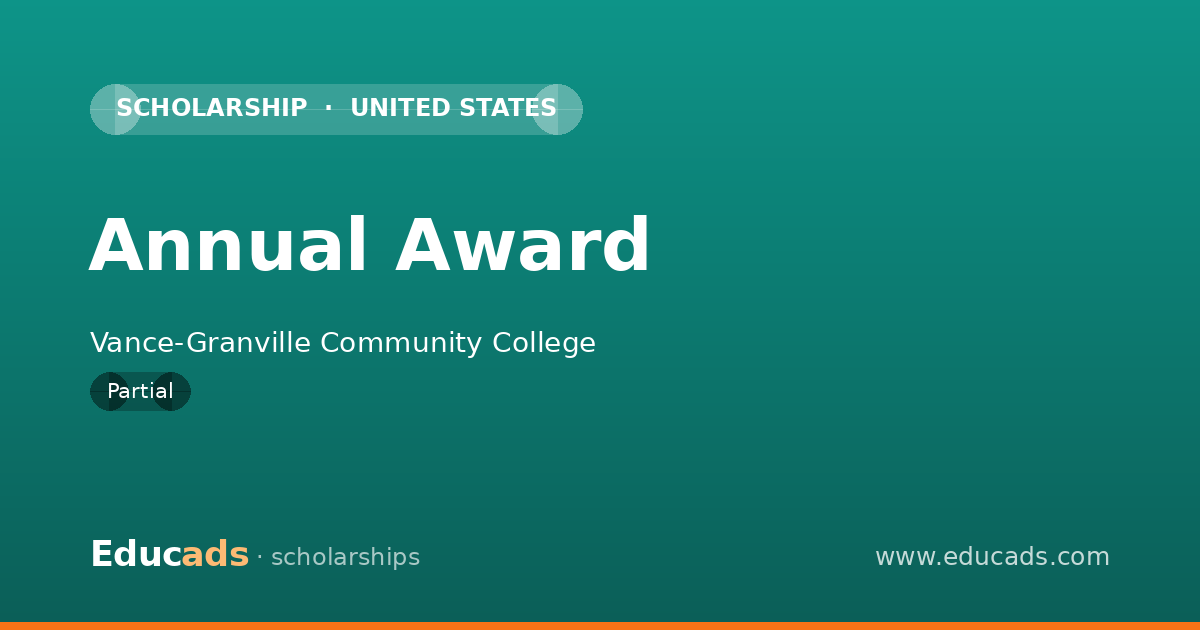 Annual Award scholarship