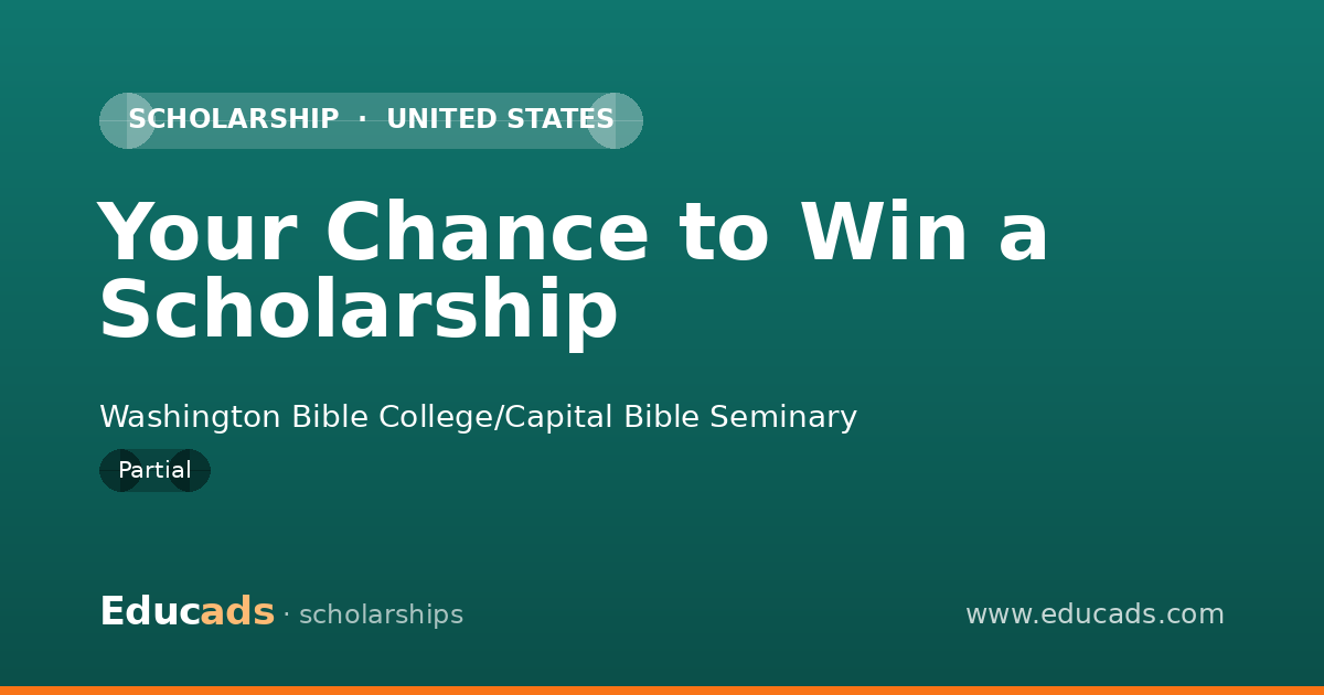 Your Chance to Win a Scholarship scholarship