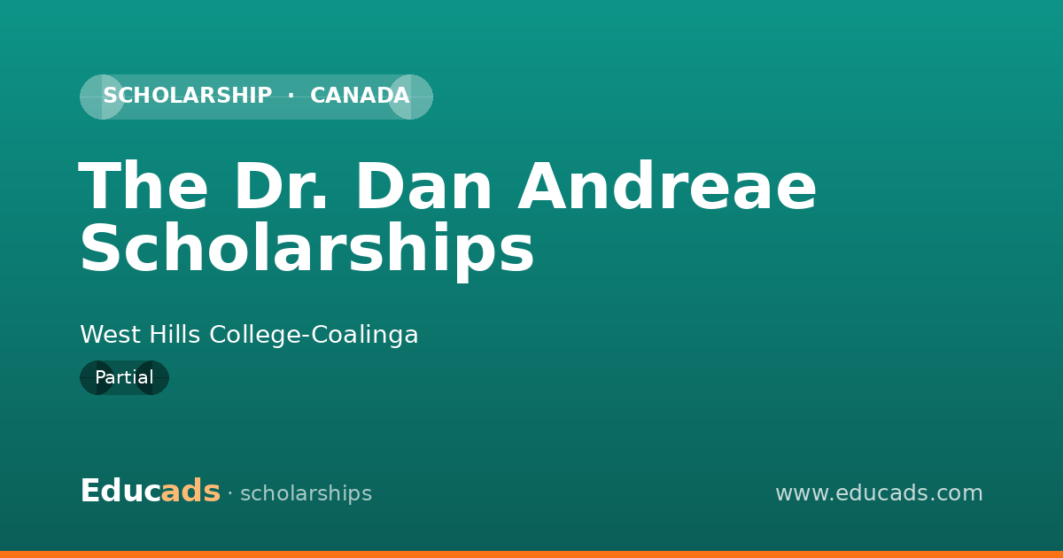 The Dr. Dan Andreae Scholarships scholarship