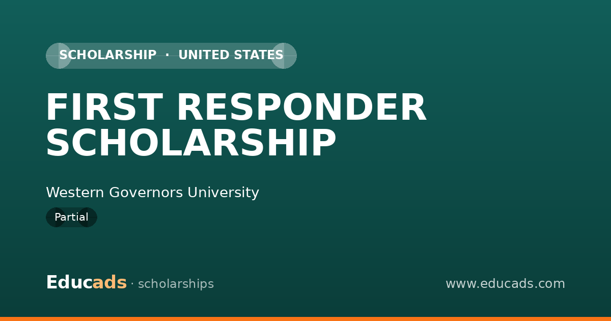 FIRST RESPONDER SCHOLARSHIP scholarship